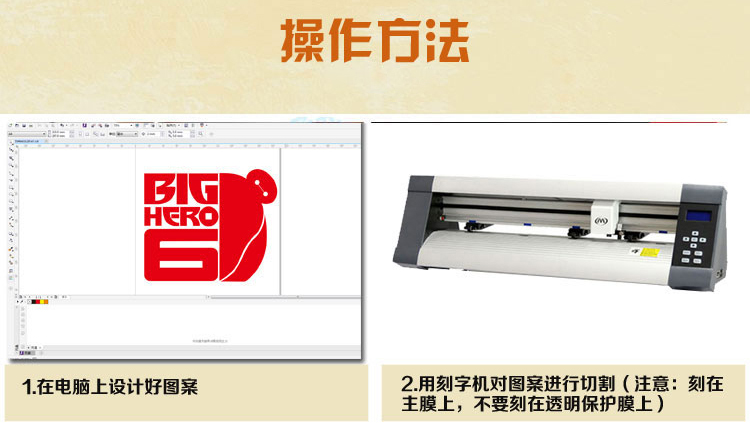 熱轉(zhuǎn)印刻字膜怎么用？只需五個(gè)操作步驟